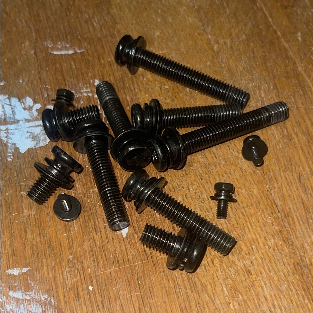 Assorted Bolts with washers